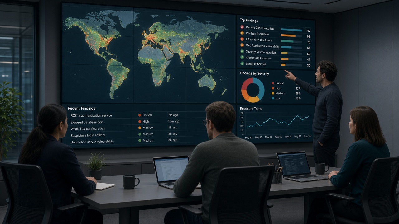 Vulnerability and exposure management operations workspace